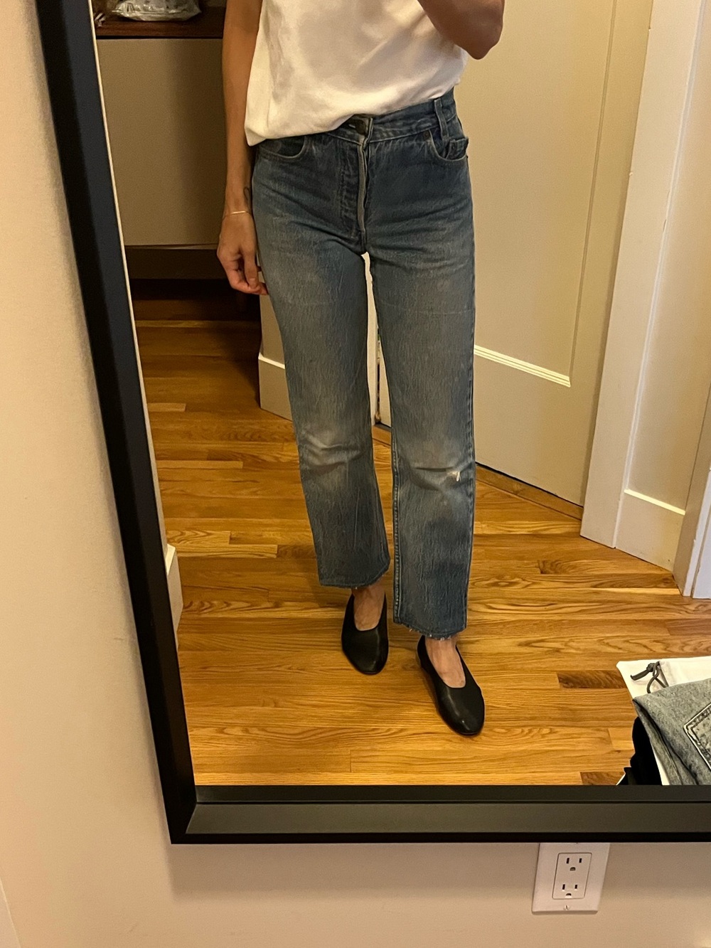 Vintage 701 501 Levi's Light Blue Wide-Leg Jeans USA - Picture 3 of 11
